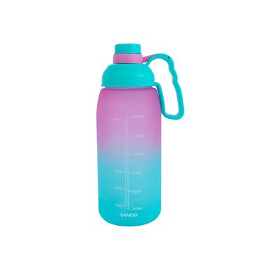 Tomatodo de plástico con asa de la serie gradient 1800 ml rosa y verde -  Miniso