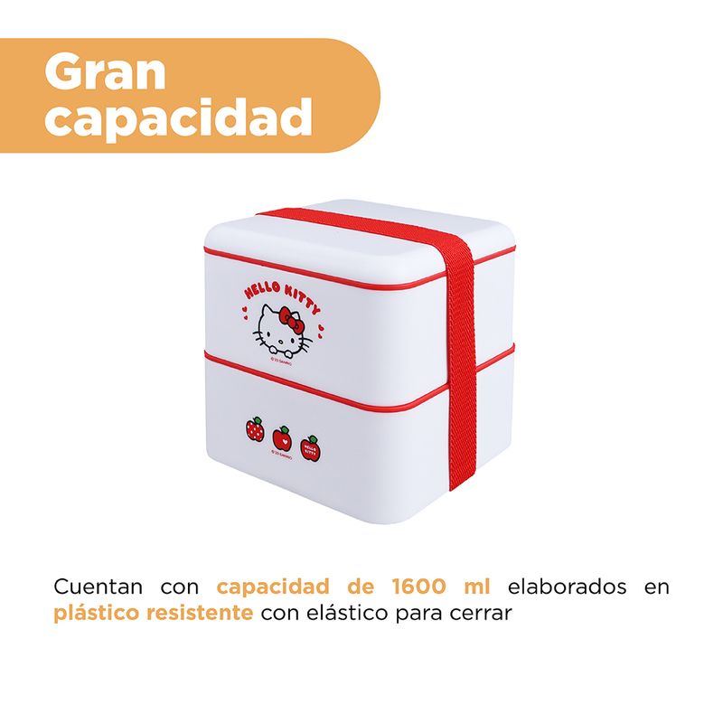 Taper-de-alimentos-cuadrado-de-doble-capa-hello-kitty-apple-collection-1600-ml-sanrio-Sanrio-4-18692