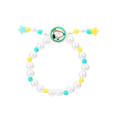 Pulsera snoopy serie celebrate perlas amarillo y verde -  Snoopy
