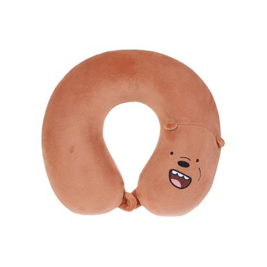 Almohada para viaje memory foam de café - We Bare Bears