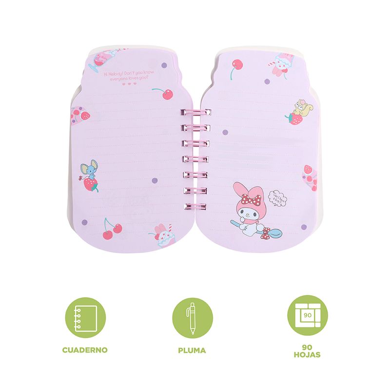 Cuaderno-con-lapicero-y-taza-my-melody-90-hojas-Sanrio-4-9149