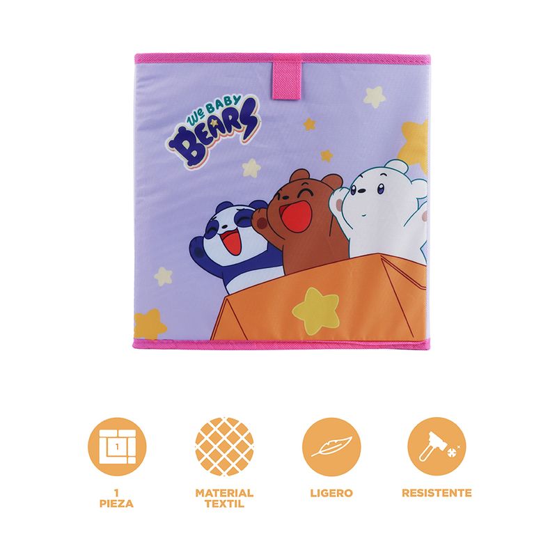 Cubo-de-almacenamiento-de-tela-we-bare-bears-baby-collection-morado-We-Bare-Bears-3-18181