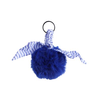 Colgante pompón con cinta serie navy blue -  Navy Blue