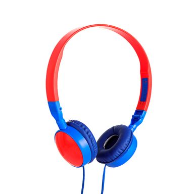 Audífonos cable 3.5 mm con micrófono ninos mod 23l02 rojo azul miniso -  Miniso