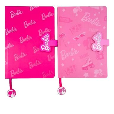 Libretas y cuadernos de tapa dura A5 64 hojas 2 modelos surtidos 20.7cm x 14cm serie barbie -  Barbie