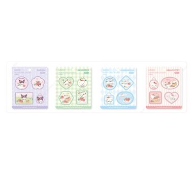Stickers y estampas strawberry 4 modelos surtidos 13.6cm x 11.6cm serie sanrio -  Sanrio