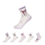 Medias-infantiles-sanrio-serie-strawberry-kuromi-2-pares-edad-9-a-12-Sanrio-1-16183