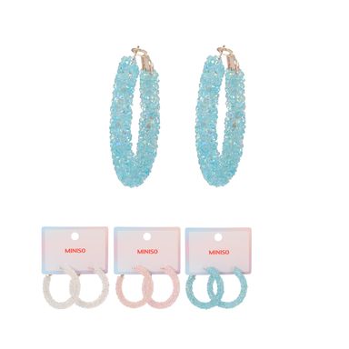 Aretes miniso serie candy arracada de mini cristales 1 par -  Candy Series