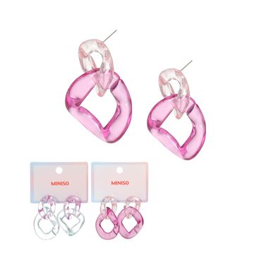 Aretes miniso serie candy cadena de arracadas 1 par -  Candy Series