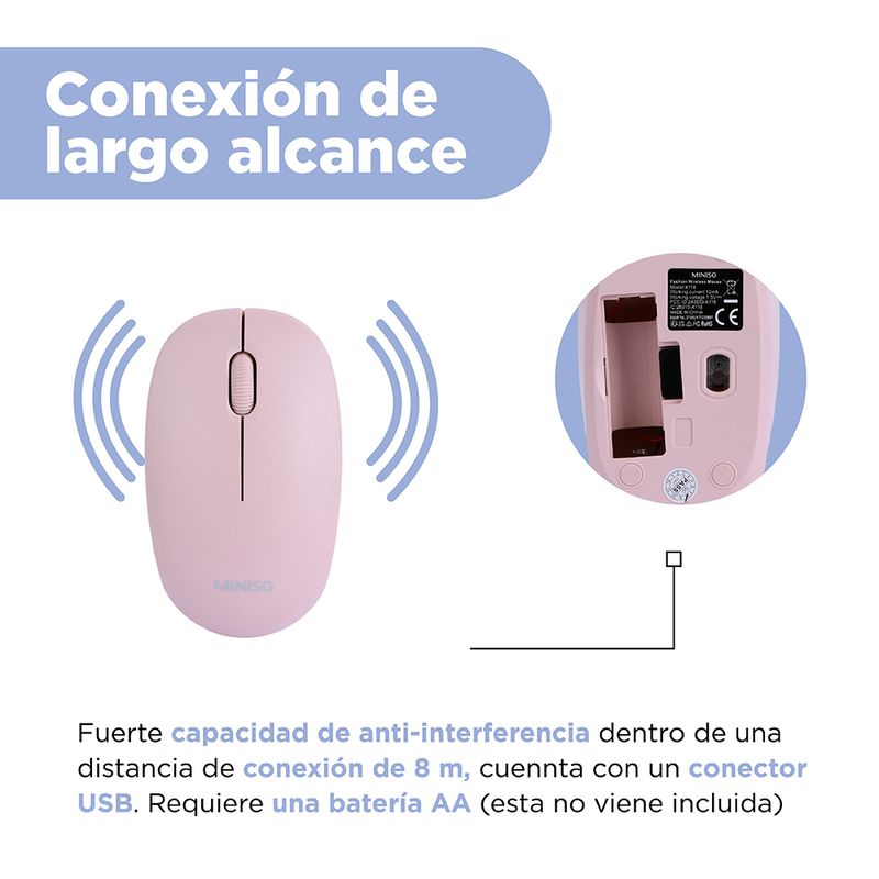 Mouse-inal-mbrico-de-moda-modelo-x118-rosa-miniso-Miniso-5-12535