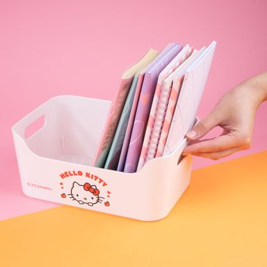 Organizador de plástico sin tapa hello kitty apple collection sanrio -  Sanrio