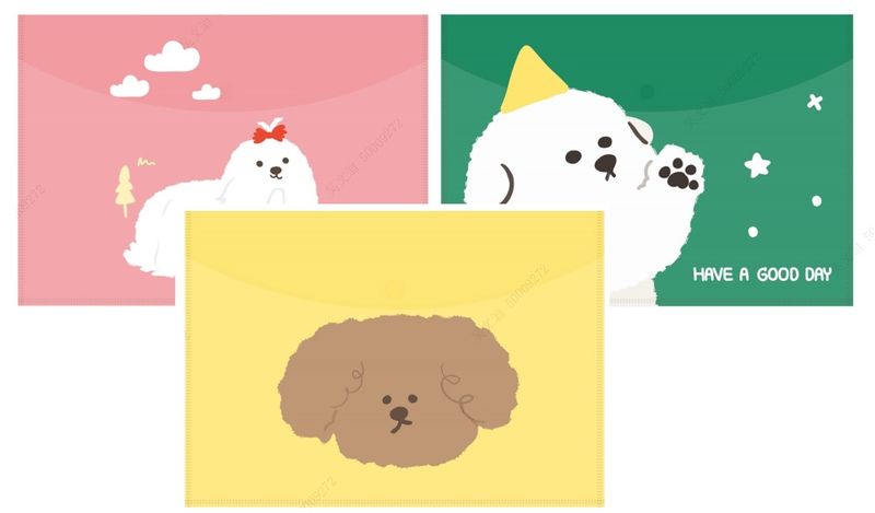 Porta-documentos-set-a4-3-unidades-33-4cm-serie-puppy-Puppy-1-17891
