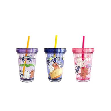 Tomatodo de plástico we bare bear baby collection de doble pared 320 ml colores mixtos -  We Bare Bears