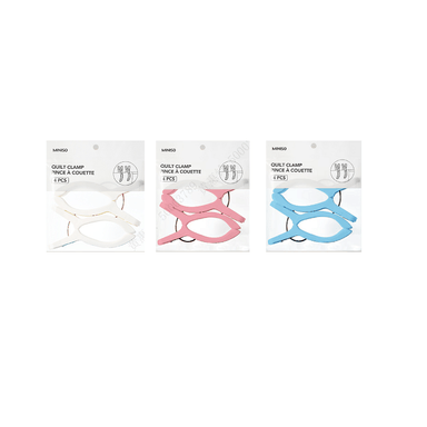 Pinzas para ropa clips coloridos para edredones 2 piezas colores mixtos -  Miniso