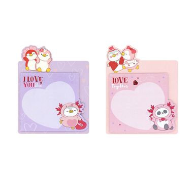 Post it rosa romance 2 modelos surtidos: rosa, morado 10.5cm serie mini family -  Mini Family Series