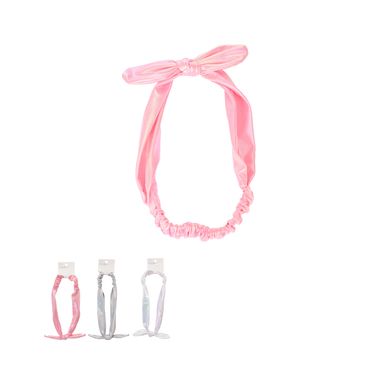 Vincha de tela con orejitas metalizada miniso mix de colores rosa serie pink globe -  Miniso