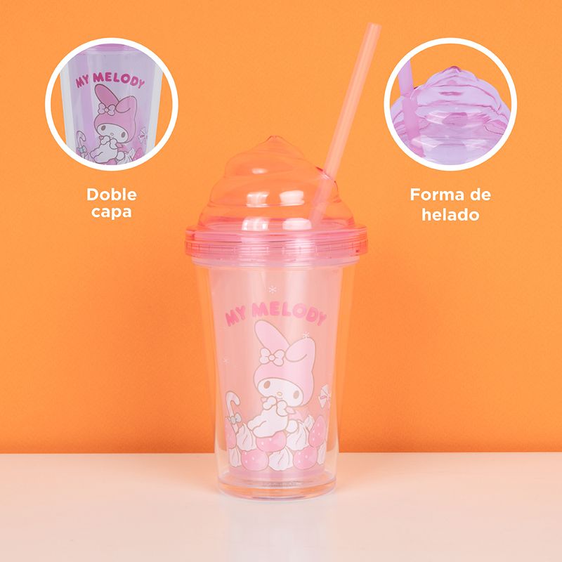 Vaso-de-plastico-con-sorbete-en-forma-de-helado-sanrio-320-ml-rosa-44x33cm-melody-Sanrio-5-12670