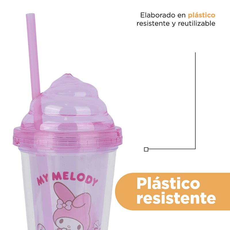 Vaso-de-plastico-con-sorbete-en-forma-de-helado-sanrio-320-ml-rosa-44x33cm-melody-Sanrio-6-12670