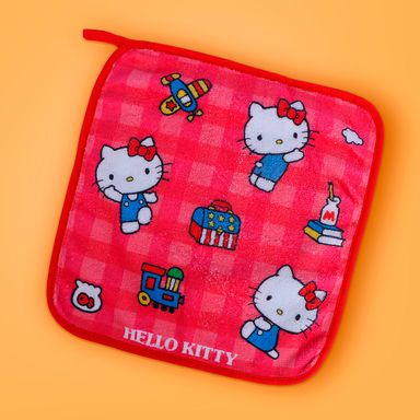 Toalla para manos sanrio aventuras interesantes hello kitty rojo -  Sanrio