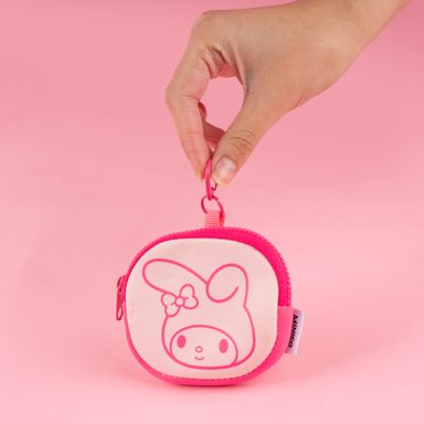 Mini monedero con mosquetón sanrio aventuras interesantes my melody -  Sanrio