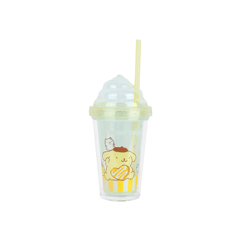 Vaso-de-plastico-con-sorbete-en-forma-de-helado-sanrio-320-ml-amarillo-44x33cm-Sanrio-1-12671