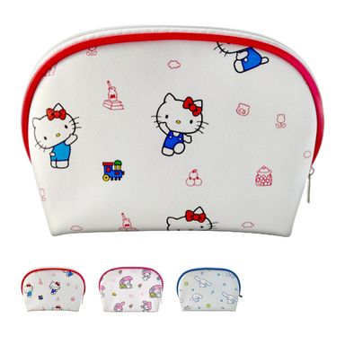 Cosmetiquera semicircular estampada sanrio mix de colores - Sanrio