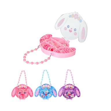 Estuche infantil con ligas y accesorios para el cabello diseño conejito mix de colores -  Miniso
