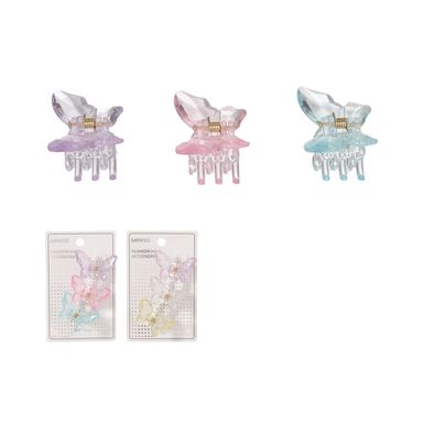 Set de pinzas para cabello miniso 3 pzas transparente mix de colores -  Miniso