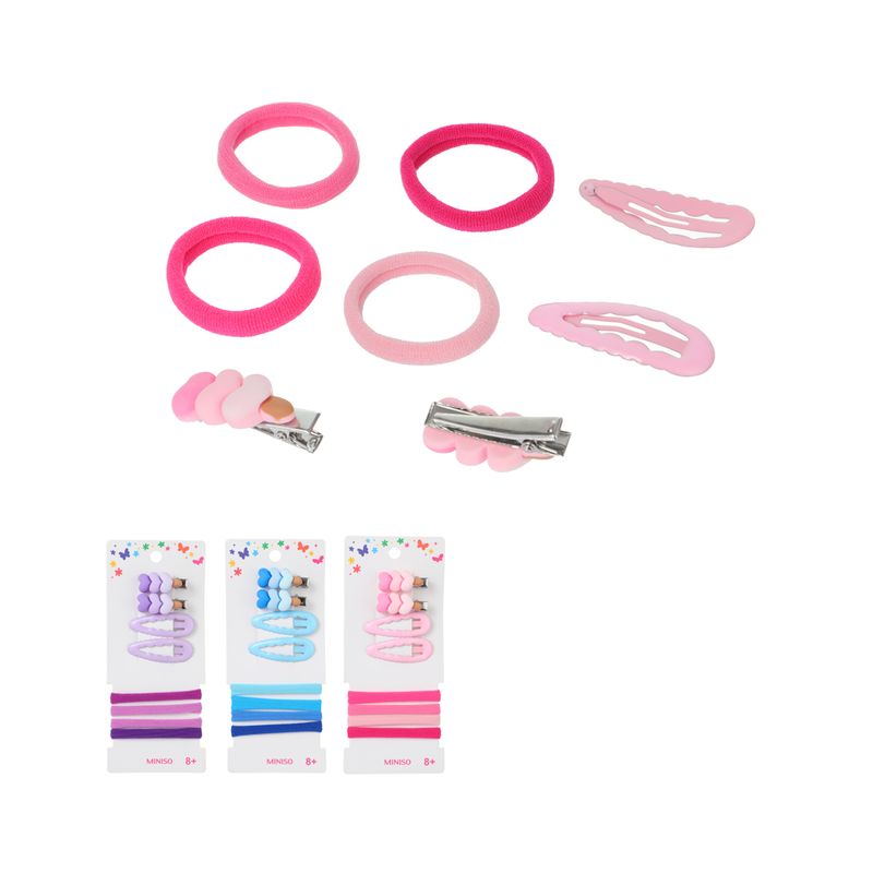 Set-infantil-de-accesorios-para-cabello-miniso-corazones-8-pzas-Miniso-1-17984