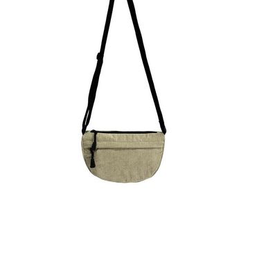Bolso de moda miniso media luna estilo preppy pana beige -  Miniso