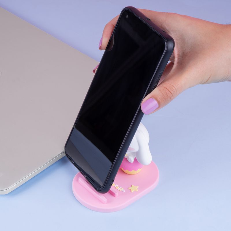 Soporte-para-celular-de-escritorio-cinnamoroll-circus-rosa-Sanrio-2-8508