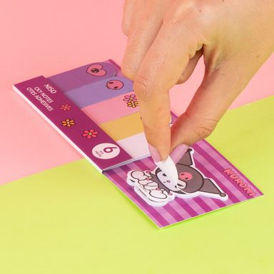 Post it sanrio interesting adventure collection kuromi sticky notes 6pzas sanrio -  Sanrio