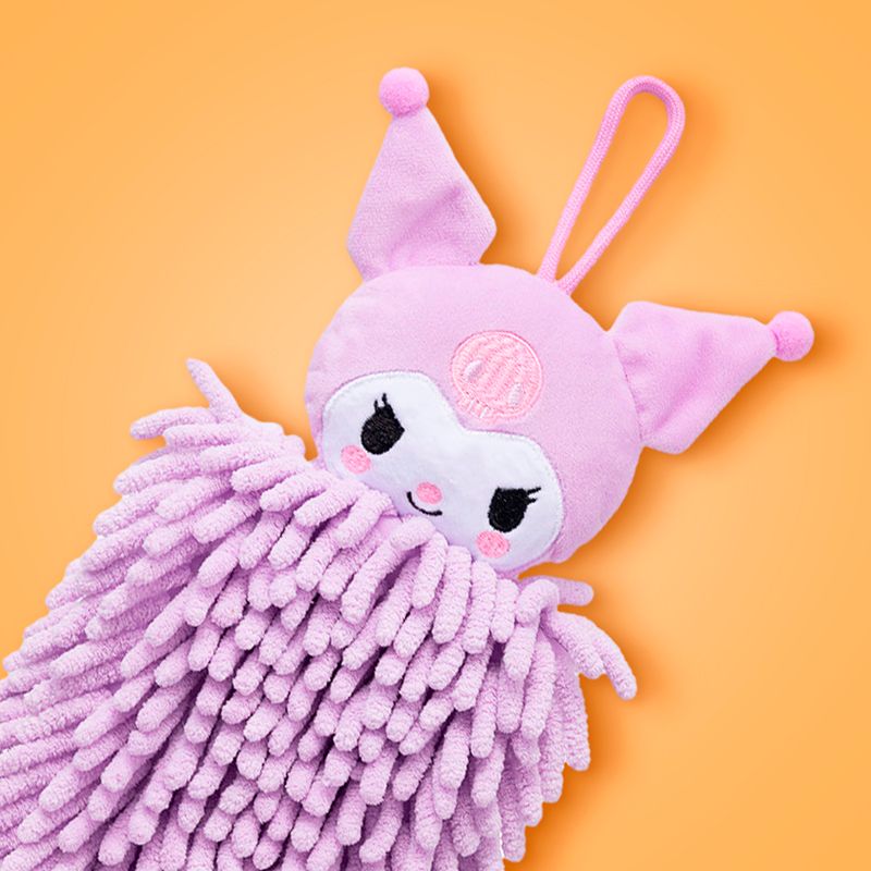 Toalla-para-manos-tipo-mechudo-sanrio-kuromi-morado-Sanrio-3-17622