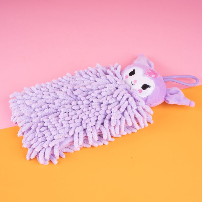Toalla-para-manos-tipo-mechudo-sanrio-kuromi-morado-Sanrio-5-17622