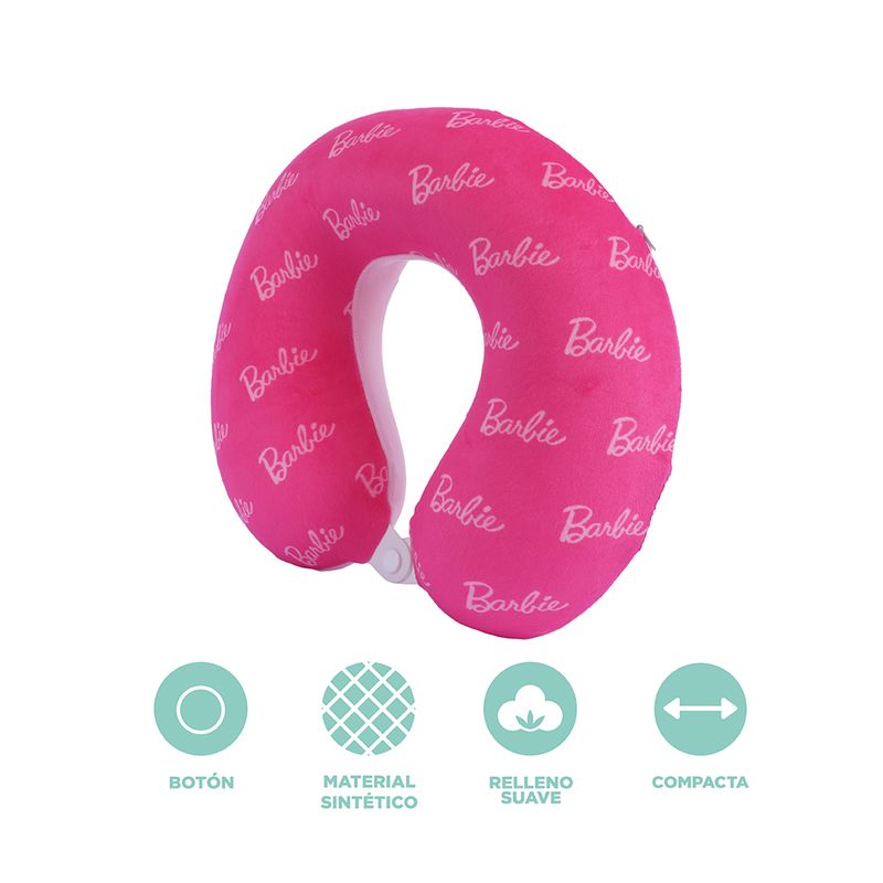 Almohada-de-viaje-en-forma-de-u-de-espuma-viscoel-stica-barbie-collection-rosa-Barbie-3-17312