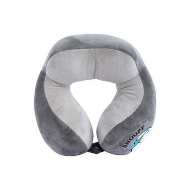 Almohada de viaje snoopy summer travel collection en forma de U gris -  Snoopy