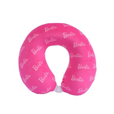 Almohada de viaje en forma de u de espuma viscoelástica barbie collection rosa -  Barbie