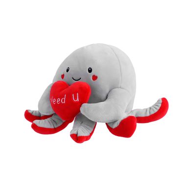 Peluche pulpo con corazón rojo 20cm serie miniso -  Miniso