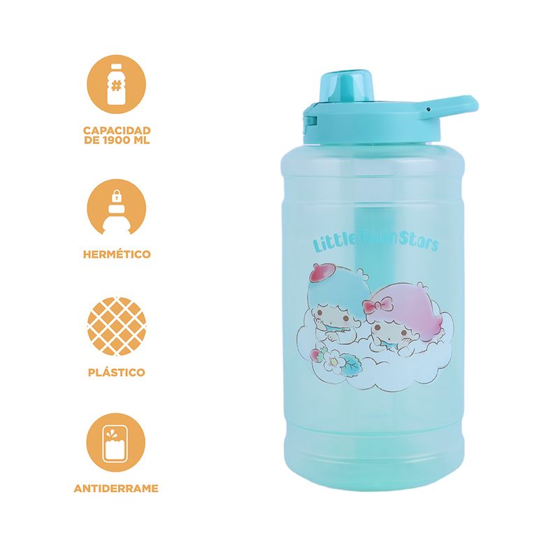 Vaso-de-pl-stico-personajes-sanrio-colecci-n-strawberry-con-tapa-abatible-autom-tica-twins-1900ml-Sanrio-3-19085