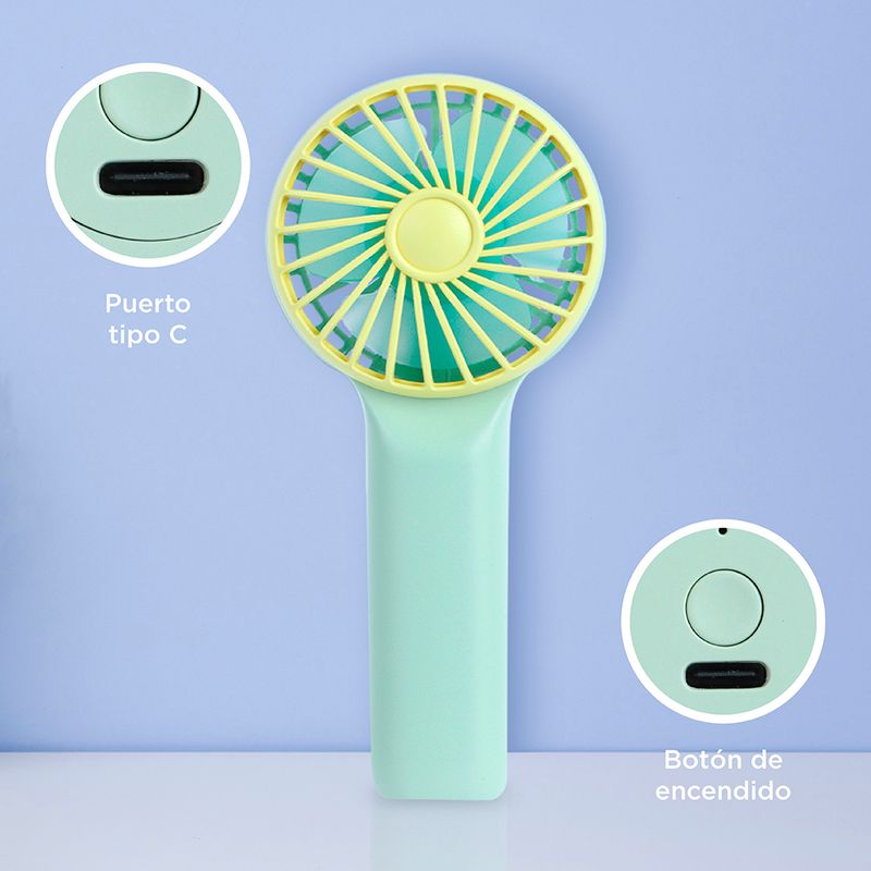 Mini-ventilador-de-mano-miniso-1200-mah-color-en-contraste-verde-Miniso-5-19119