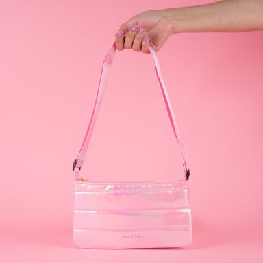 Bolso crossbody miniso serie moon & stars tornasol rosa -  Miniso