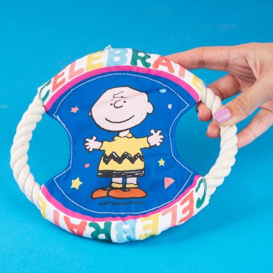 Juguetes para mascotas disco volador de tela charlie brown serie snoopy -  Snoopy