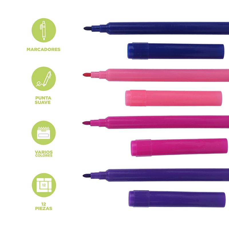 Plum-n-set-de-12-unidades-de-14-5cm-serie-unicorn-Unicorn-3-19141