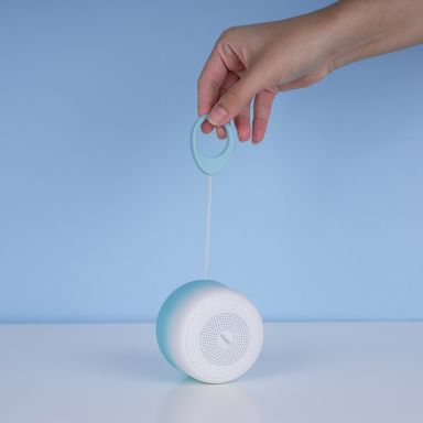 Parlante portátil con degradado mod bt2602 blanco y azul miniso -  Miniso