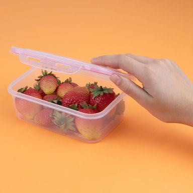 Contenedor de almacenamiento de alimentos de la colección de fresas personajes de sanrio 600 ml -  Sanrio
