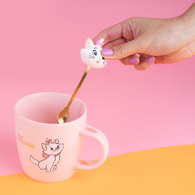 Taza disney cat collection de cerámica con cuchara 490ml -  Disney Cat Collection