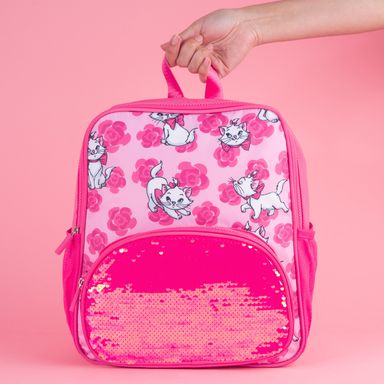 Mochila escolar miniso disney cat collection marie rosa -  Disney Cat Collection