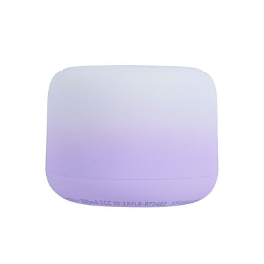 Parlante portátil con degradado mod bt2602 blanco y morado miniso -  Miniso