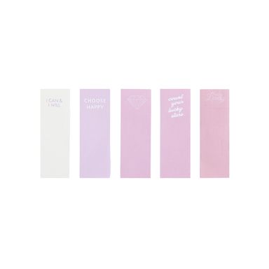 Post it juego de fichas indice 5x50 hojas 2cm serie rose gold -  Miniso