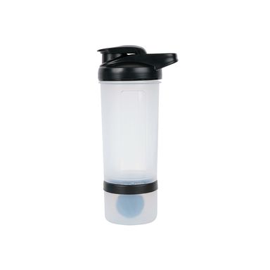Vaso de plástico deportivo de la serie black and white 650 ml -  Black & White